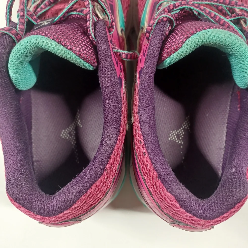 Mizuno Wave Legend 3 Pink Turquoise Trainers Sneakers Tennis Shoe Women's Size 7